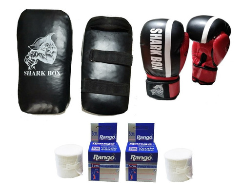 Escudos Paos Marca Shark Box Profesional Pvc Precio Por Par