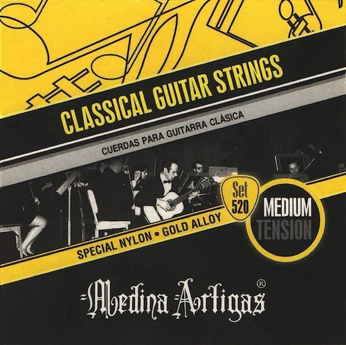 Encordado Guitarra Clásica Set 520 Medina Artigas Medium