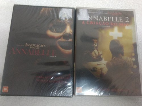 Dvd Annabelle 1 E 2 /original/novo/dublado/terror/lacrado
