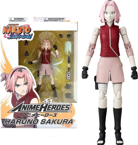 Figura Bandai Anime Heroes Naruto Shippuden Haruno Sakura