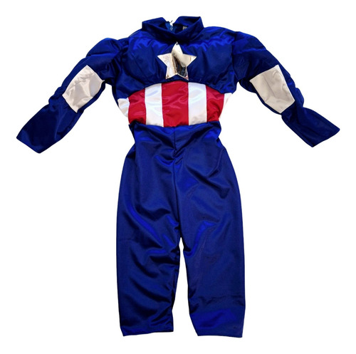 Disfraz Estilo Capitán America Para Niño