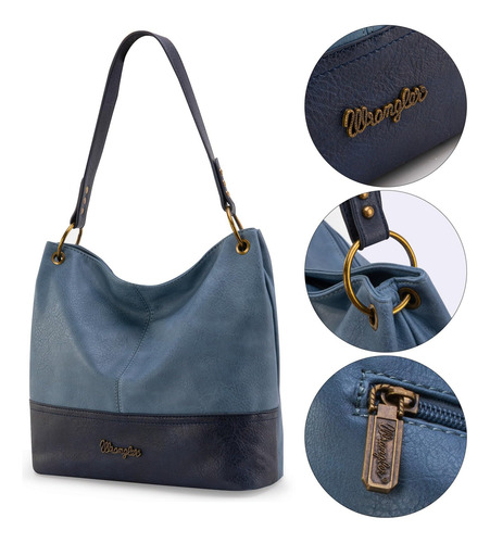 Wrangler Bolsos Hobo Para Mujer Bolsos Hobo De Cuero Bolso Y