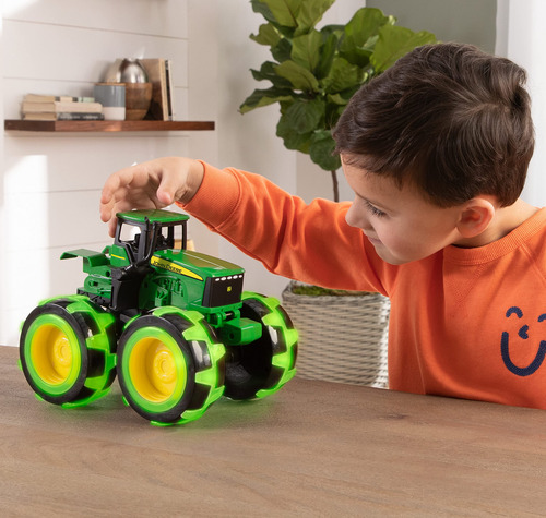 Tractor John Deere De Juguete Monster Truck Con Ruedas Light