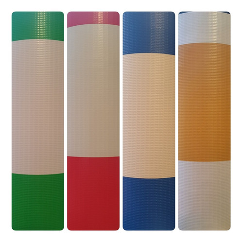 Imagen 1 de 5 de Lona Vinilica Rayada Impermeable Para Toldos 30 M2 Plavicom