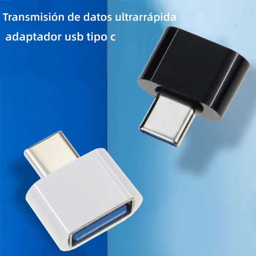 Adaptador Otg Tipo C A Usb Hembra 3.0 Type-c 2 Piezas