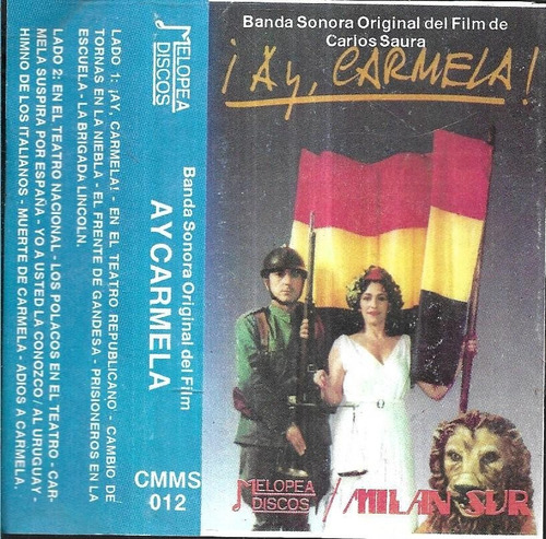 Alejandro Masso Album Ay Carmela Banda Sonora Film Cassette