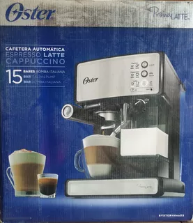 Cafetera Prima Latte Oster Plata Automática Bvstem6602ss