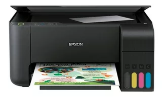 Impresora Color Multifunción Epson Ecotank L3210 Negra 220v