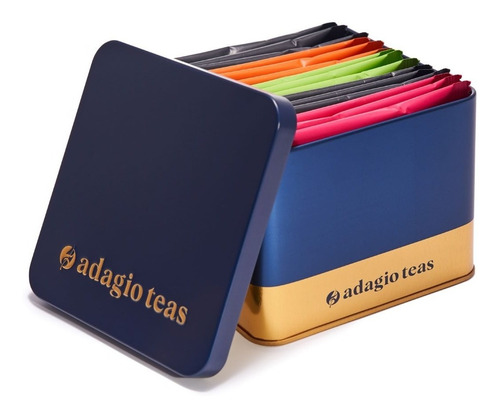 Adagio Teas Pack 5 Colores Azul Dorado