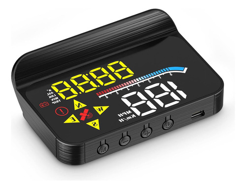Proyector Gps Hud Obd2 Con Pantalla Frontal Y Velocímetro