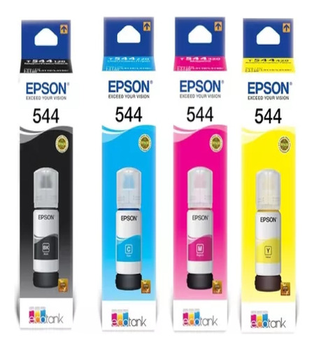 Tinta Epson Original 544 65ml L3110, L3210 L3150 