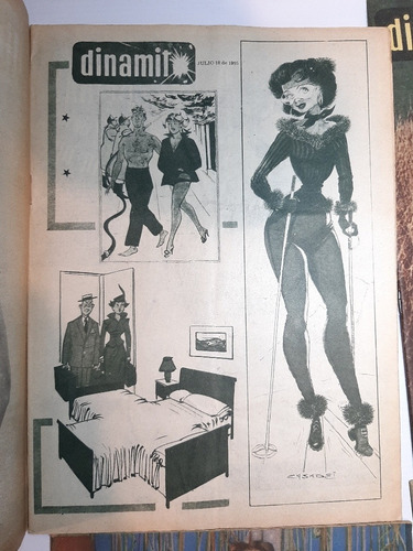 Imagen 1 de 10 de Antigua Revista Dinamita 8 Números 1955 Ro 856
