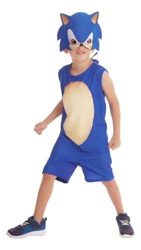 Fantasia Infantil Do Sonic Para Pequenos Aventureiros!