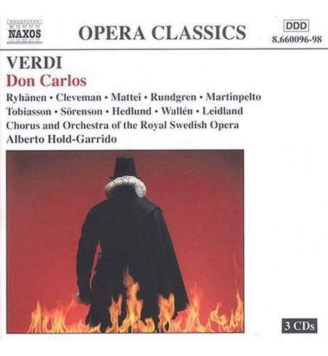 Alberto Hold-garrido; G. Verdi Don Carlos Cd