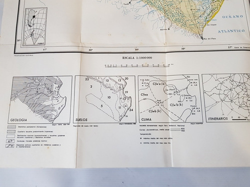 Imagen 10 de 10 de Antiguo Libro Vegetación Arg + Mapa Vervoorst 1967 Mag 56285
