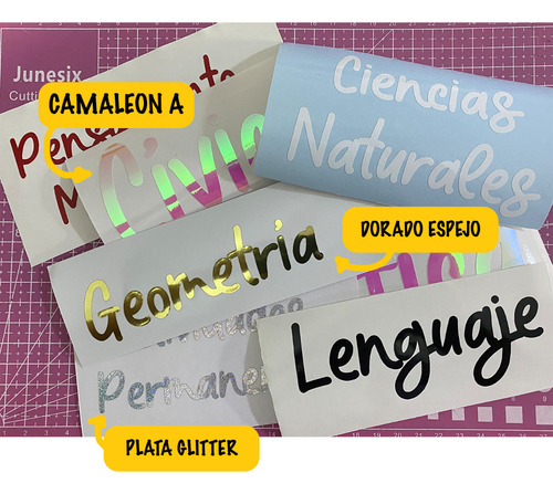 Nombre Personalizado En Vinil 5 Cm 20 Piezas