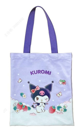 Bolsa Tote De Lona Hello Y Amigos 34x38cm Sanrio Miniso