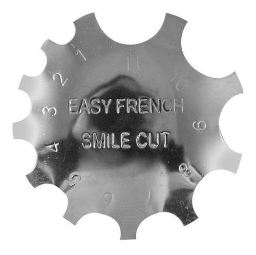Placa Para Acrílico Easy French Smile Cut Uñas Nails