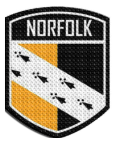 Parche Termoadhesivo Emblema Inglaterra Norfolk