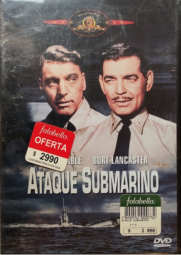 Película Dvd Ataque Submarino Burt Lancaster 