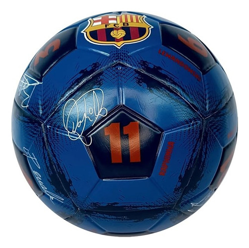 Bola De Futebol N5 Barcelona Assinaturas - Futebol E Magia