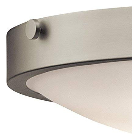 Kichler 42276ni Lytham Flush Mount, 4 Luces, Níquel Cepillad