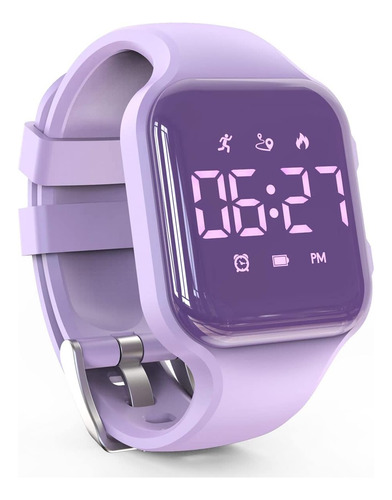 Reloj De Conteo De Pasos Multifunción Led Para Niños, Reloj,