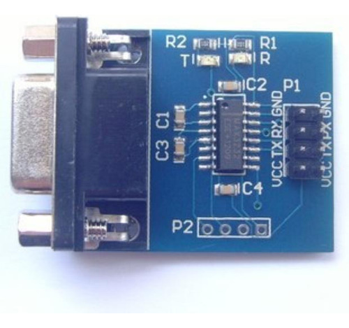 Convertidor Adaptador Rs-232 A Ttl Max232 Smd, 2 Unidades