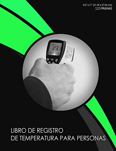 Libro De Registro De Temperatura Para Personas: Libro De Reg