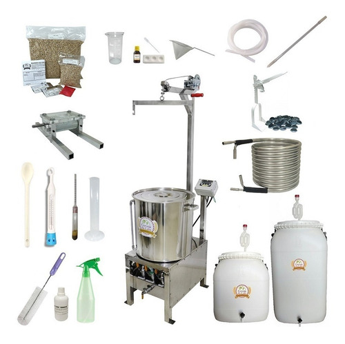 Kit Cervejeiro Panela Automática Single Vessel Biermaker 75l