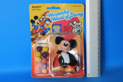 Mickey Mouse Wonderful World Of Disney Gumball Pocket Pack (Usado)