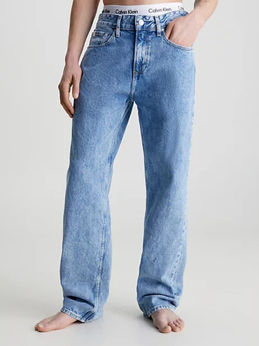 Calvin Klein 90s Straight Jeans Hombre Clásico Talla 34