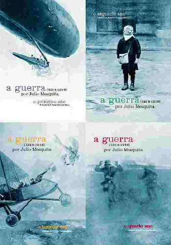 A guerra - 1914-1918 - 4 volumes, de Mesquita, Julio. Editora Terceiro Nome, capa mole em português, 2002