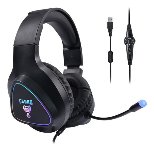 Kit Gamer 4 Em 1 Teclado Mouse Headset Mousepad Rgb Novos