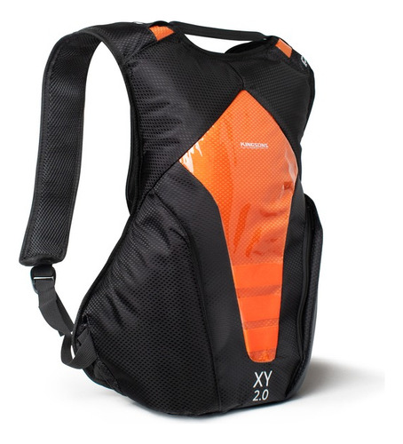 Mochila Para Ciclistas Naranja Kingsons