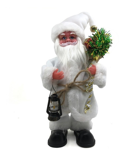 Papá Noel Blanco 30 Cm  Navidad