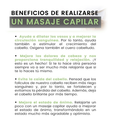 Masajeador De Cabeza Vibratorio Compacto Y Liviano - Cabezal