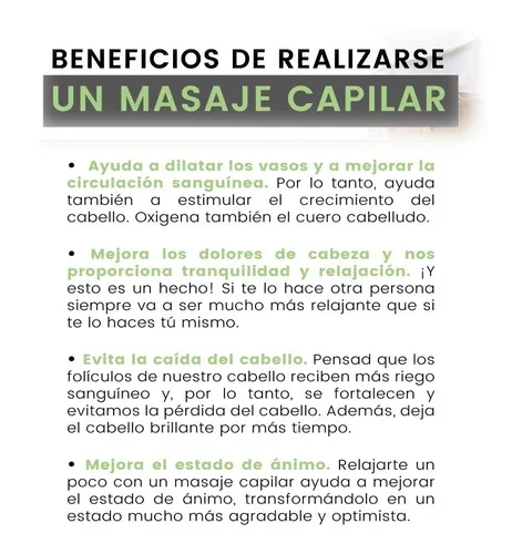Masajeador cabeza beneficios sale