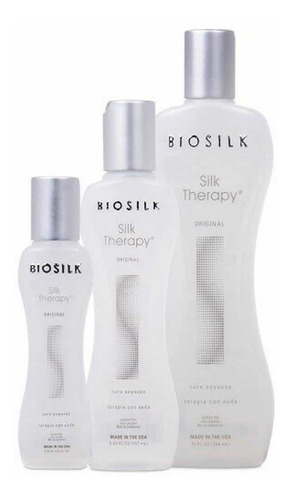Biosilk 3 Sedas Silk  Therapy, 355ml,167ml, 67ml