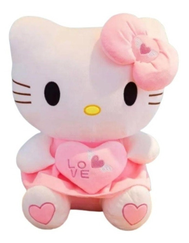 Lindo Peluche Hello Kitty Kawaii 45 Cms Terciopelo Suave