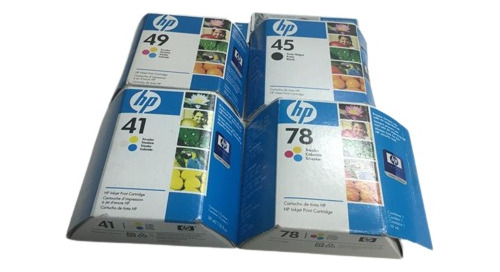 Cartuchos De Tinta Hp  Originales 41 , 45,  49 Y 78