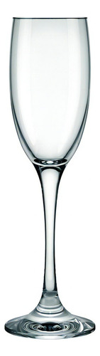 Set de 6 vasos de champán y espumoso Nadir Barone de 190 ml, color transparente