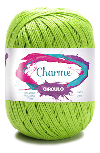 Fio Charme Circulo - Artesanato Em Croche E Trico Cor 5203- Greenery