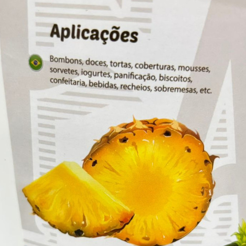 Polpa De Abacaxi Preparado 4,1 Kg Dom Farine