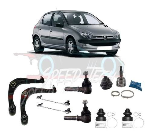 Kit Bandeja Terminal Bieleta Coifa Junta Peugeot 206 207