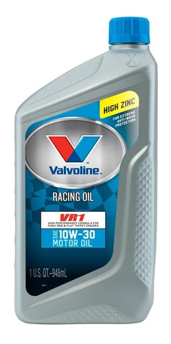 Aceite Valvoline Vr1 10w30 Racing Original De Usa 1 Quart.