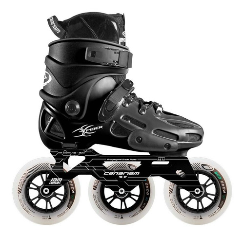 Patines Canariam Xpider Negro Chasis Rex 3x110mm