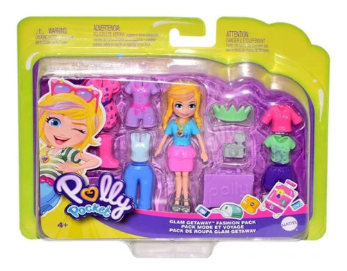 Muñeca Polly Pocket Maleta De Vacaciones Oficial Mattel