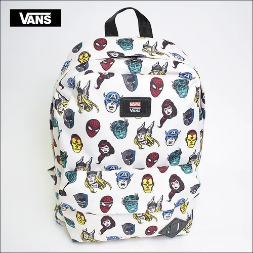 cráter tener Fascinar Mochila Vans Escolar Avengers Superheroes Retro Old Skool 2 | Meses sin  intereses