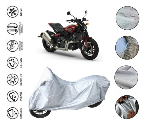 Cubre Impermeable Moto Indian Ftr S